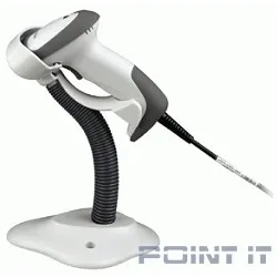 Mindeo MD2230AT+ белый {Сканер ШК (ручной, лазерный, 3mil, белый) подставка, USB}