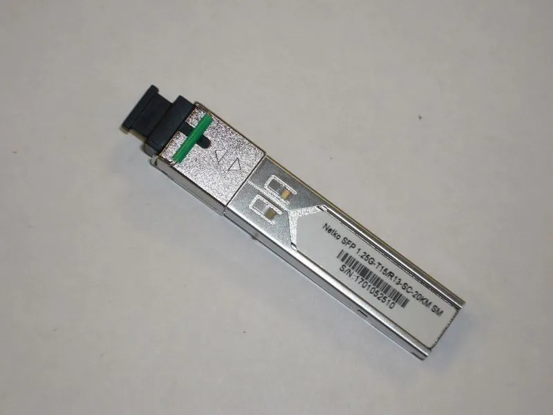 Приемо-передающий оптический SFP модуль, SM, SC, 20км, 1550nm, 1Gbit "K"