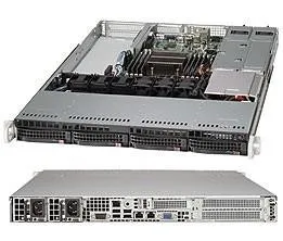 Корпус для сервера 1U 700W BLACK CSE-815TQ-R700WB SUPERMICRO