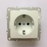 Розетка Technolink Electric в рамку с заземлением, 16А, пластик, IP20, цвет белый РАСПРОДАЖА