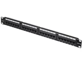 Патч-панель UTP, 19, 24 порта RJ45, cat.6, 1U, Dual Type, NETKO Expert CKC