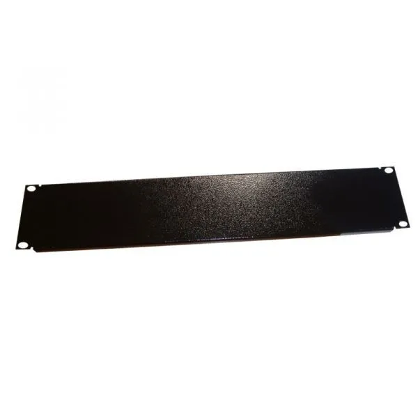 Заглушка 19'' 2 U, без крепежа, черная