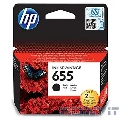 HP CZ109AE Картридж №655, Black {DeskJet IA 3525/5525/4615/4625, Black}