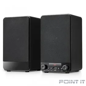 Dialog Jazz AJ-13 BLACK - акустические колонки 2.0, 2*15W RMS, Bluetooth, FM, USB+microSD reader