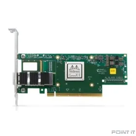 Mellanox ConnectX-6 VPI adapter card, 100Gb/s (HDR100, EDR IB and 100GbE), single-port QSFP56, PCIe3.0/4.0 x16, tall bracket, single pack