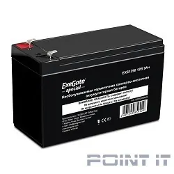 Exegate ES252438RUS Аккумуляторная батарея Exegate Special EXS1290, 12В 9Ач, клеммы F2