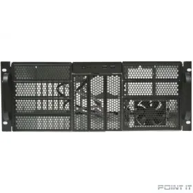 Procase Корпус 4U server case, 9x5.25+3HDD,черный,без блока питания,глубина 650мм,MB EATX 12&quot;x13&quot;, панель вентиляторов 3*120x25 PWM [RE411-D9H3-FE-65]