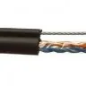 Кабель LC UTP2 cat.5е, одножильный / 305м / Cu / для наружных работ с проволочным тросом
