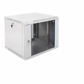  								Шкаф телекоммуникационный настенный разборный ЭКОНОМ 9U (600х350) дверь стекло, цвет черный							