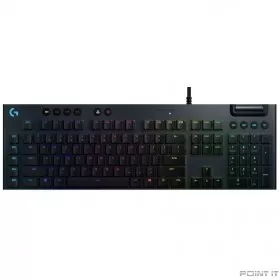 920-008991 Logitech Клавиатура G815 carbon GL Tactile игровая механическая черный USB Multimedia LED