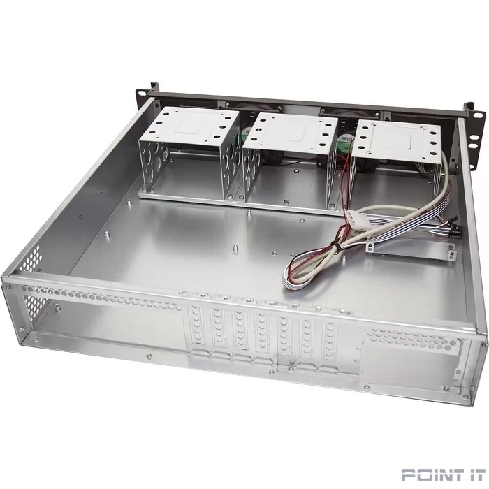 Exegate EX281969RUS Серверный корпус ExeGate Pro 2U420-06 <RM 19", высота 2U, глубина 420, БП 2U-600ADS, USB>