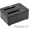 AgeStar 3UBT8  black Док-станция для HDD AgeStar 3UBT8 SATA III пластик/алюминий черный 2.5"/3.5"