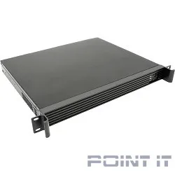 Procase UM136-B-0 черный,{1U ,без бл.пит}