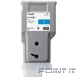 Canon PFI-207C 8790B001  Картридж струйный для iPF680/685/780/785, голубой,  300ml (GJ)