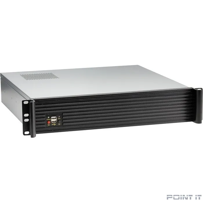 Exegate EX281968RUS Серверный корпус ExeGate Pro 2U420-06 <RM 19", высота 2U, глубина 420, БП 2U-500ADS, USB>