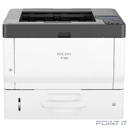 Ricoh P 502 Светодиодный принтер, A4, 2Гб, 43стр/мин, дуплекс, PS3, GigaLAN, старт.картр.17400стр.(418495)
