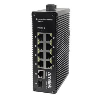 AN-SX10P8A - промышленный 10-портовый L2 коммутатор с PoE до 240Вт