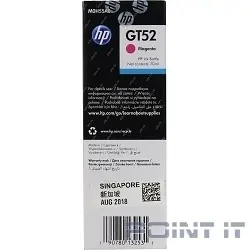 HP M0H55AE Чернила GT52 Пурпурный {GT5810/5820 (8000 стр) (70 мл)}