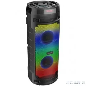 Ginzzu GM-219 {(V5.0), 50Вт, 150Гц- 18кГц, USB-flash, microSD-card, FM-радио, пульт ДУ,  батарея 3,6В/4500мАч, эквалайзер }