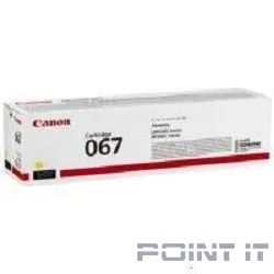 Canon Cartridge 067Y 5099C002  тонер-картридж для i-SENSYS LBP631CW LBP631, LBP633Cdw LBP633, MF651Cw MF651, MF655Cdw MF655, MF657Cdw MF657, Yellow