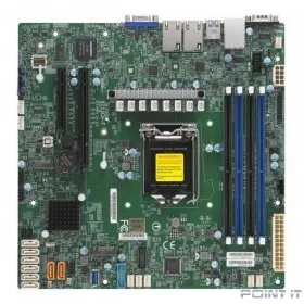 Supermicro MBD-X11SCZ-F-B OEM {Soc-1151 iC246 uATX 4xDDR4 6xSATA3 SATA RAID i210AT 8xGgbEth} 