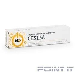 Bion CE313A Картридж для HP Color LaserJet CP1012 Pro/CP1025 Pro/Canon LBP7010C/LBP7018C/MFP175nw, пурпурный 1000 стр [Бион]