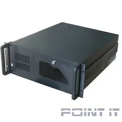 Procase B430-B-0 черный {4U глубина 450мм, внешн 3x5.25, внутр 8xHDD, MB 12&quot;x9.6&quot;,без Б/П PS2}