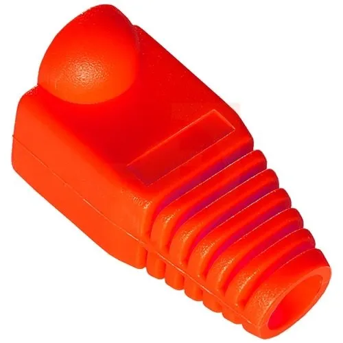 Изолирующий колпачок для RJ45 красный, D-6 мм, 100шт. Netko