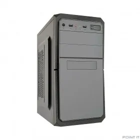Exegate EX284023RUS Корпус Minitower BA-202 Black, mATX, &lt;AA500, 80mm&gt;, 2*USB, Audio