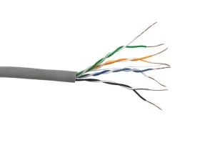 Кабель UTP4 cat.5е, одножильный, 305м, Cu, нг(А)-HF LSZH, Проходит Fluke тест, серый, NETKO Optima Gold