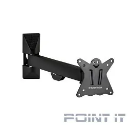 Kromax CASPER-103 black, Кр. стал. наст. для TV 10&quot;-32&quot;, max 25 кг, 4 ст св., нак. +5°-15°, пов. 180°, от ст. 57-307 мм, max VESA 100x100 мм.