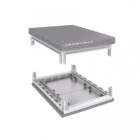  					Крыша перфорированная и основание для IT корпусов CQE 600 x 1000 RAL7011				 