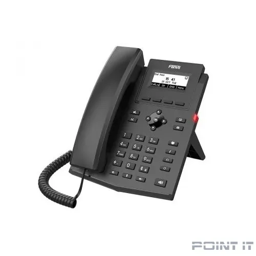 Телефон IP Fanvil X301G c б/п черный