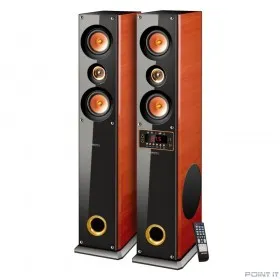 Ginzzu GM-327, Акустическая система 2.0, 2x100W/BT/USB/SD/FM/AUX/ДУ