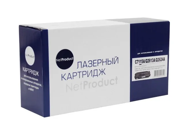 Картридж NetProduct (N-C7115A/Q2613А/Q2624A) для HP LJ 1200/1300/1150, Универсальный, 2,5K