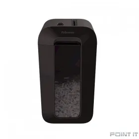 Fellowes Шредер PowerShred LX65 FS-44007(01), черный {DIN P-4,  4х37мм, 8 лст., 17 лтр.,  уничт.: скрепки,скобы,карты}