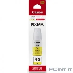 Canon GI-40Y 3402C001 картридж струйный для Canon Pixma G5040/G6040, жёлтый 70 мл.
