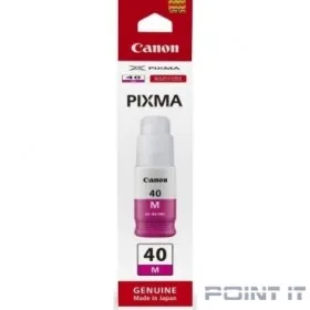 Canon GI-40M 3401C001 картридж струйный для Canon Pixma G5040/G6040, пурпурный,  70 мл.
