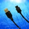 Кабель соед. шт. USB для зарядки и передачи данных телефонов Samsung, 20 pin, 1м, USB 2.0 черный