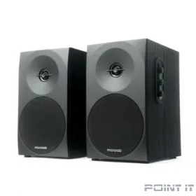 MICROLAB B70 черный {20 Вт, Распределение: 1,5 Вт x 2 RMS, Гармонические искажения: 10 %, 1 Вт на 1 кГц, Диапазон частот: 100 Гц - 18 кГц, Отношение сигнал/шум: &gt; 70 дБ}