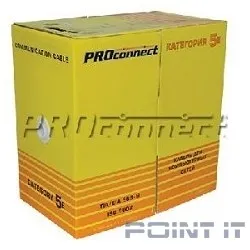 Proconnect (01-0054) Кабель UTP CAT5e 4 пары (305м) 0.48 мм OUTDOOR (24 AWG)
