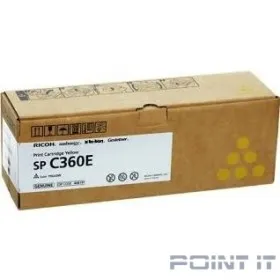 Ricoh 408191 Принт-картридж  SP C360E желтый SPC360/361  (1500 страниц)(408191)