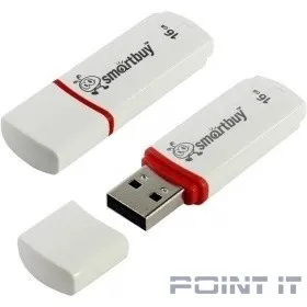 Smartbuy USB Drive 16Gb Crown White SB16GBCRW-W