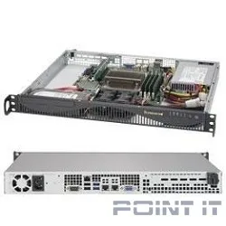 Supermicro SYS-5019S-ML, 1U no CPU(1) E3-1200v5/6thGenCorei3/ no memory(4)/ on board RAID 0/1/5/10/ no FixedHDD(2)LFF/ 2xGE/ 1xPCIEx8, 1xM.2 connector/ 1noRx350W (SYS-5019S-ML, X11SSH-F, 512F-350B1)