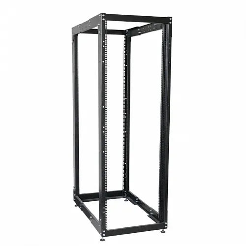 ITK 19 двухрамная стойка, 42U, 600x800 мм, черная