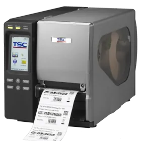 Принтер этикеток (термотрансферный, 203dpi) TSC TTP-2410MT PSU+Ethernet