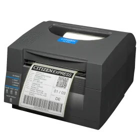 Принтер штрихкода (этикеток) Citizen CL-S521 Label Desktop/ термо/ 104 mm/ 203 dpi/ 100 mm/sec/ RS-232/ USB/ 2Y/ Grey