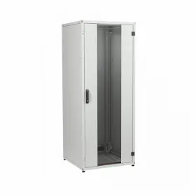  					Шкаф напольный 19, 24U, 1163х800х800мм(ВхШхГ), дверь стеклянная с боковыми вставками, сзади укороченная дверь + фальшпанель 3U с щеточным вводом, 2 п				 
