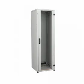  					Шкаф напольный 19, 24U, 1163х800х600мм (ВхШхГ), дверь стеклянная с боковыми вставками, сзади укороч. дверь + фальшпанель 3U с щеточным вводом, 2 пар				 