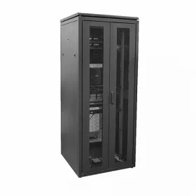  					ITK Шкаф сетевой 19 LINEA N 38U 800х800мм распашн. перф. дв. задн. перф. чер				 